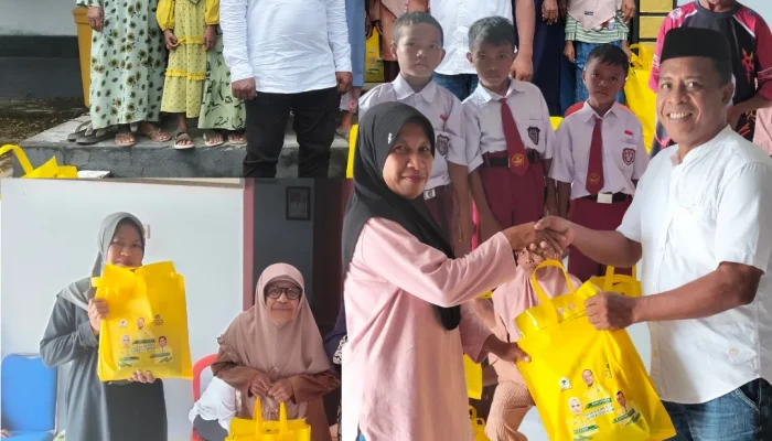 Berbagi di HUT Golkar, Moh. Azwan Salurkan Bantuan untuk Zanda dan Yatim