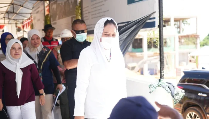 Bupati Sula Tinjau Pembangunan RSUD Sanana