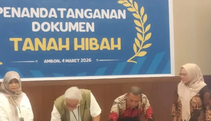 Pemda Sula Resmi Tandatangan Naskah Hibah Bersama Perum Bulog Kanwil Malut