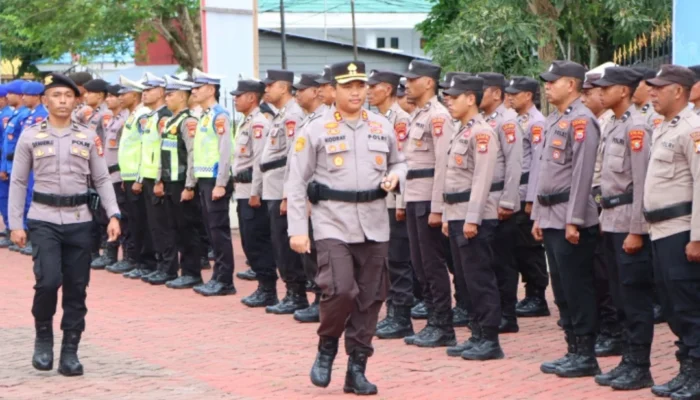 Gelar Apel Siaga Idul Fitri 1447 H, Polres Sula Siapkan 10 Titik Operasi Ketupat  2026