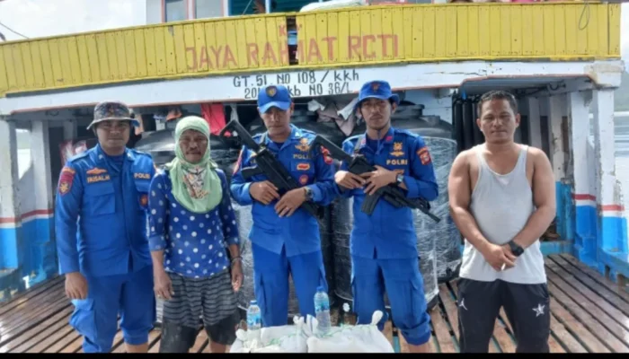 Polairud Sula Berhasil Gagalkan Penyeludupan Miras di Pelabuhan Dofa