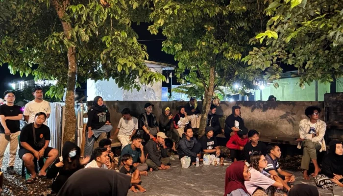 Ratusan Warga Desa Sagea di Halteng Nobar Film “Pesta Babi”, Giat Berjalan Lancar