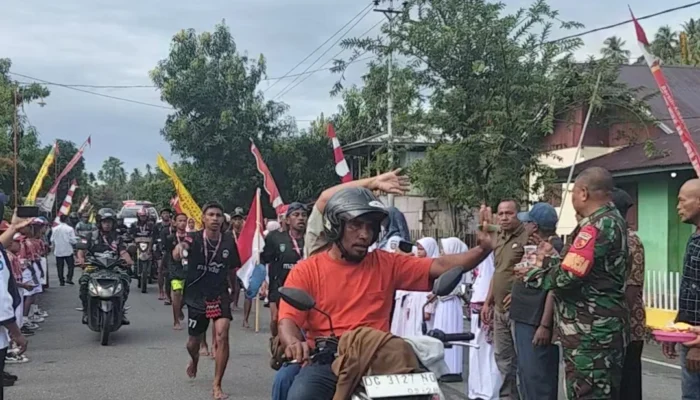 Peserta Gabalil Hai Sua Disambut Meriah Masyarakat dan Pemdes Soamole