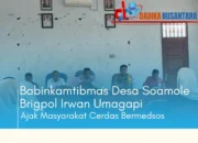 Babinkamtibmas Desa Soamole Ajak Warga Dewasa Menggunakan Medsos