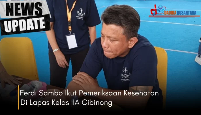 Tekanan Darah Ferdi Sambo Naik Saat Pemeriksaan Kesehatan di Lapas II-A Cibinong