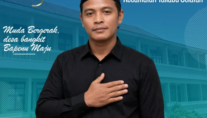 Musrizal Rajab,  Calon Kepala desa Bapenu  Yang Visioner